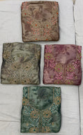 Jacquard Rose Print Suit - 4 Colour Set (Taupe, Sage, Mauve, Teal)